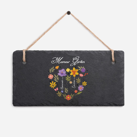 4541AGE1 mamas garten personalisiertes geschenk garten schiefer gartenschild mamaoma 4541aeslta_4fb99a9d 7316 497b b13c d7c4b90b0cea