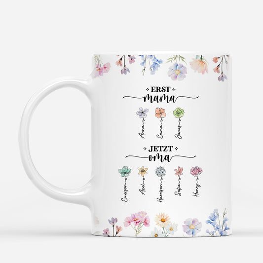 4544MGE1 blumen zuerst mama jetzt oma tasse oma personalisiert_ 4544M5K5A
