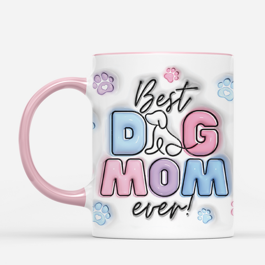 4621MGE2 3d druck effekt beste hundemama aller zeiten tasse mit hunden personalisierte_ 4621M5N3C