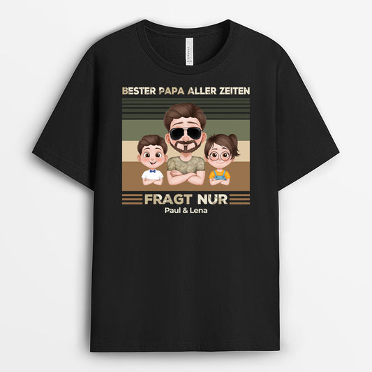 4644AGE1 bester papa aller zeiten armeemuster t shirt papa personalisiert_ 4644A5T0B