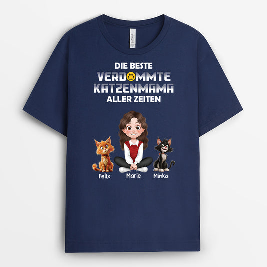 4755AGE2 der beste verdammte katzenpapa aller zeiten personalisierte katze t shirts 4755A8HND