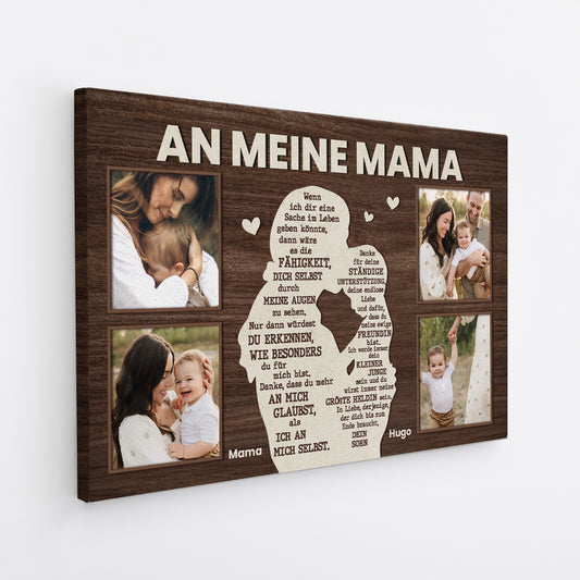 4817CGE2 an meinen papa nachricht personalisierte leinwand papa mit foto 4817C5QAB