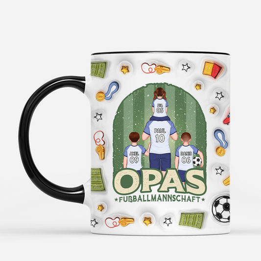 4819MGE2 3d druck effekt papas dreamteam fussball personalisierte tasse papa_ 4819M
