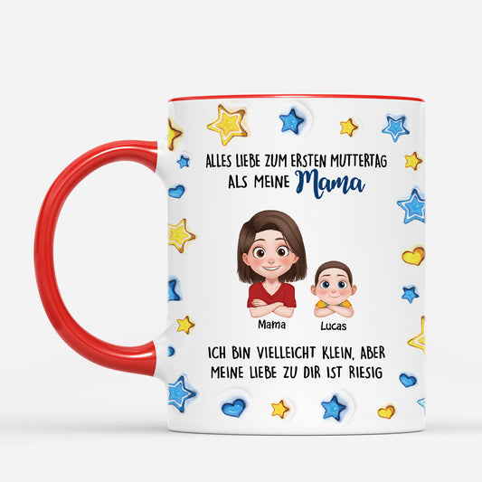 4835MGE2 3d druck effekt alles liebe zum ersten vatertag als mein papa sterne personalisierte tasse papa_ 4835M8LNB
