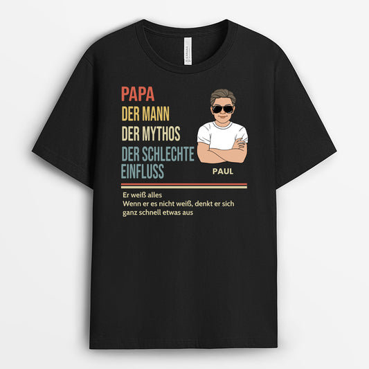4869GE1 papa weiss alles t shirt papa personalisiert_ 4869