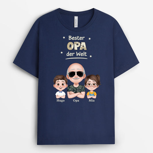 4877AGE2 bester papa der welt weltkarte armeemuster t shirt papa personalisiert_ 4877A