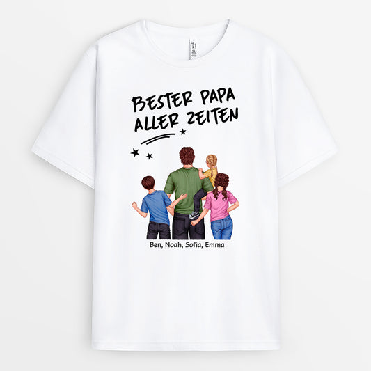 4881AGE1 bester papa aller zeiten getragen von papa t shirt papa personalisiert_ 4881AKL5B