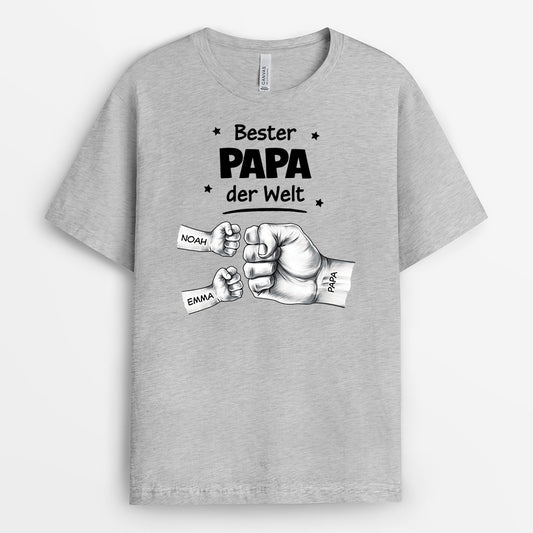 4903AGE1 bester papa der welt basic t shirt papa personalisiert_ 4903A5T7B