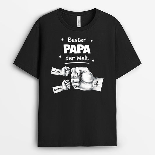 4903AGE1 bester papa der welt schwarzes basic t shirt papa personalisiert_ 4903A5T7B