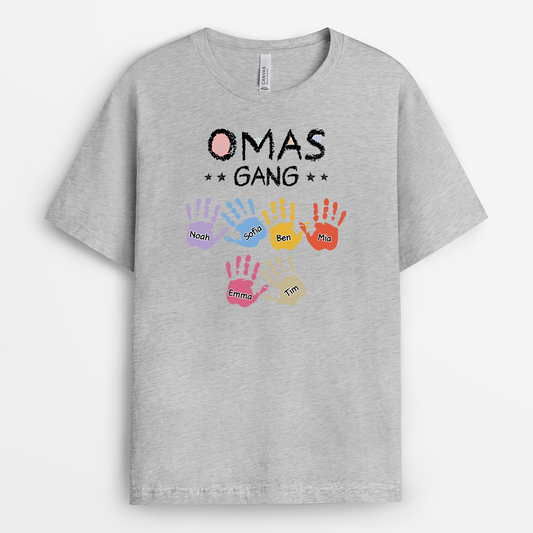 4914AGE2 papas gang handabdruck buntstifte t shirt papa personalisiert_ 4914A6H5B