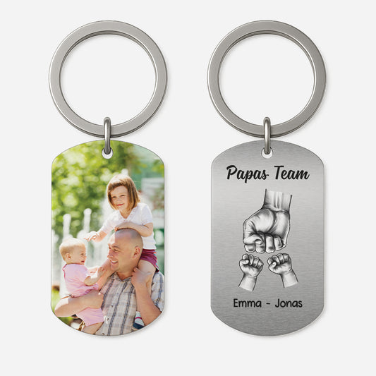 4992JGE1 papas team aluminium schlusselanhanger papa personalisiert_ mit foto 4992J3KNB