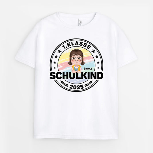 5016AGE2 schulkind t shirt einschulung personalisiert_ kinder kreis 5016A3MK
