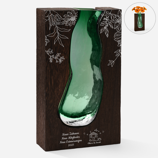 5039AGE1 neues zuhause neue mitglieder neue erinnerungen personalisierte geschenke zum einzug glasvase mit holz paar 5039aotfng_10d7f693 897b 4d98 a235 90c999488fd8