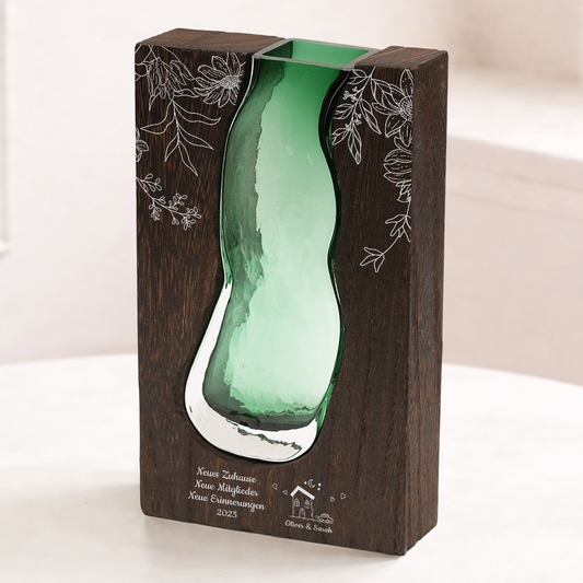 5039AGE2 neues zuhause neue mitglieder neue erinnerungen personalisierte geschenke zum einzug glasvase mit holz paar 5039aotfng_5362cbc2 5653 4be7 a652 e380ead2cd45