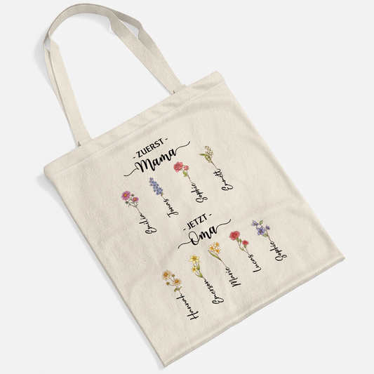 5040BGE2 erst mama jetzt oma personalisiertes geschenk einkaufstasche 5040bttna