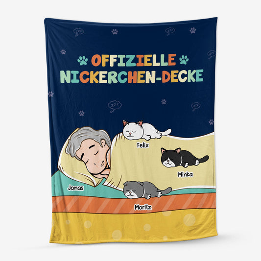 5071BGE1 offizielle nickerchen decke kuscheldecke personalisiert_ haustiere schlafen 5071B3KAD