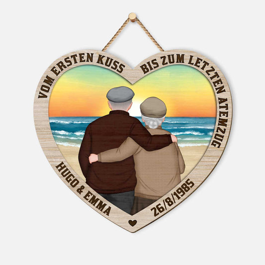 5096QGE1 vom ersten kuss bis zum letzten atemzug holzschild personalisiert paar 5096Q3LAG