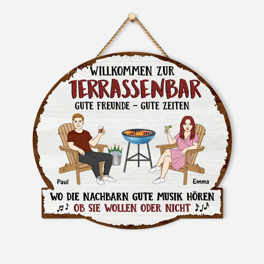 5111QGE1 gute freunde gute zeiten holzschild personalisiert paar 5111Q6KAI