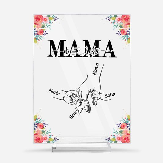 5141RGE1 die beste oma mama personalisierte acryl plakette oma mama 5141RK6MA