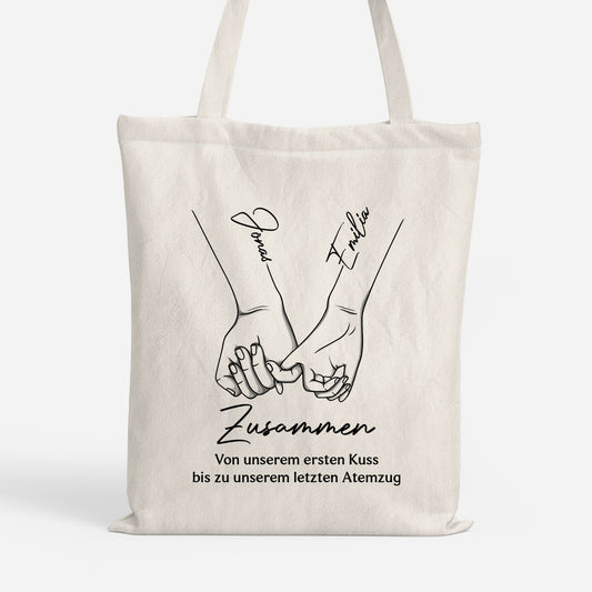 5150BGE1 vom ersten kuss bis zum letzten atemzug personalisierte paar geschenke einkaufstasche 5150btfng_a7d06386 09c1 412b bc53 006ac5b3de1c