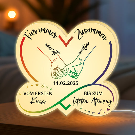 5242LGE2 fur immer zusammen pinky promise_ personalisierte lightbox_ paar 5242L6TMA