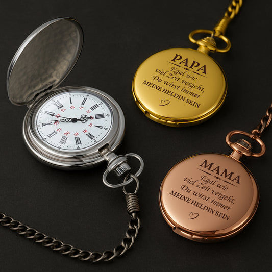 5258OGE2 du wirst immer mein held sein personalisierte taschenuhr_ papa 5258O3QMB