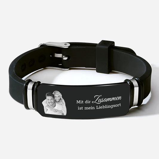 5272JGE1 romantische liebesspruche personalisierte armbander paare_ mit foto 5272J3N5G