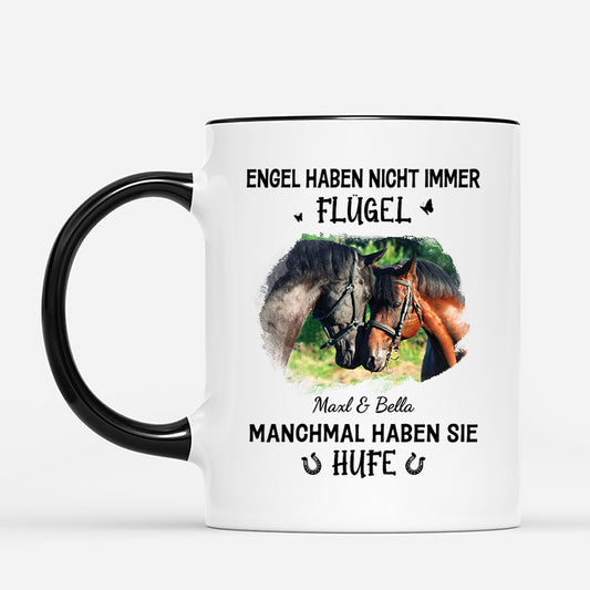 5297MGE2 engel gibts auch mit hufen personalisierte tasse mit foto_ pferd zur erinnerung 5297MKQ5U