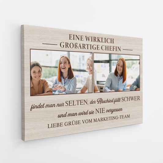 5309CGE2 grossartiger chef grossartige chefin personalisierte leinwand_ kollegen mit fotos 5309C3VZO