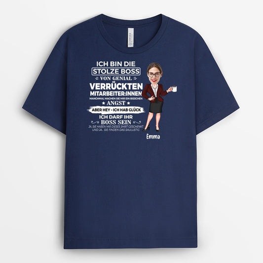 5338AGE2 ich bin der stolze boss personalisiertes t shirt mit bild_ chef mit gesicht lustig 5338ATL0O