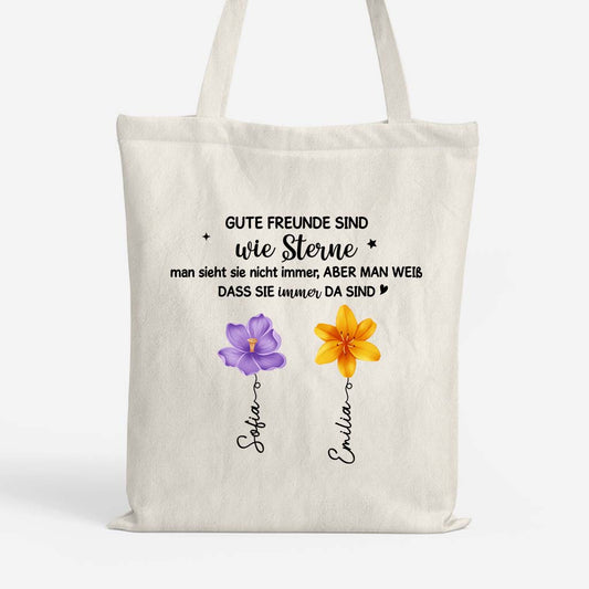 5342BGE1 beste freunde sind wie sterne personalisierte geschenke beste freundin einkaufstasche_ 5342bcv0f_1