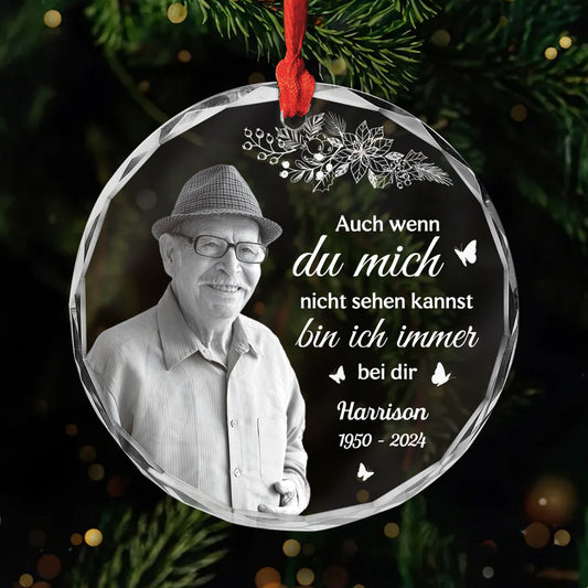 5399OGE1 spruch zum gedenken an verstorbene_ personalisierte keramik ornamente mit foto 5399O8MNB