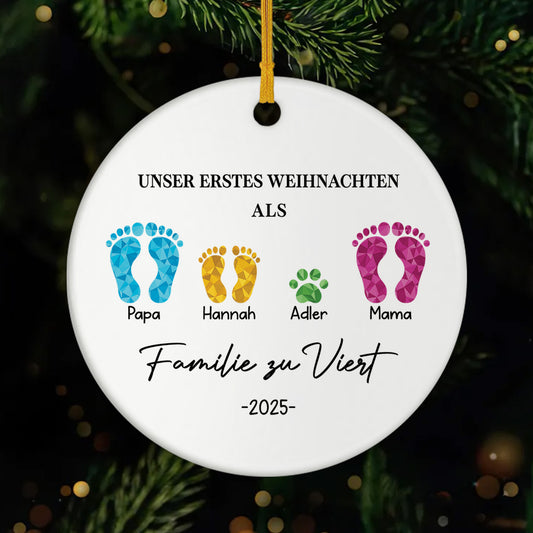 5401OGE1 unser erstes weihnachten als familie fussabdruck personalisierter christbaumschmuck familie_ keramik 5401O3ZQI