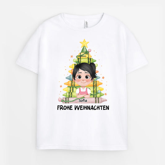 5436AGE1 weihnachten ich komme kinder shirt personalisiert_ 5436AKZMK