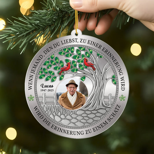 5470OGE2 wenn jemand den du liebst zu einer erinnerung wird personalisierte acryl ornamente mit foto 5470O3VZA