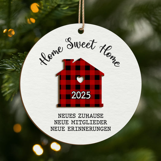 5499QGE1 neues zuhause neue mitglieder neue erinnerungen personalisierte 2 schicht holz ornamente familie 5499Q6TAI