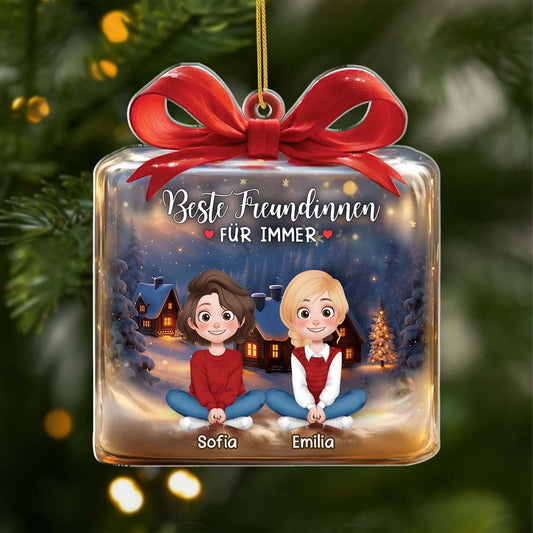 5523OGE1 beste freundinnen personalisierter weihnachtsschmuck_ aus acryl 5523OKTAA