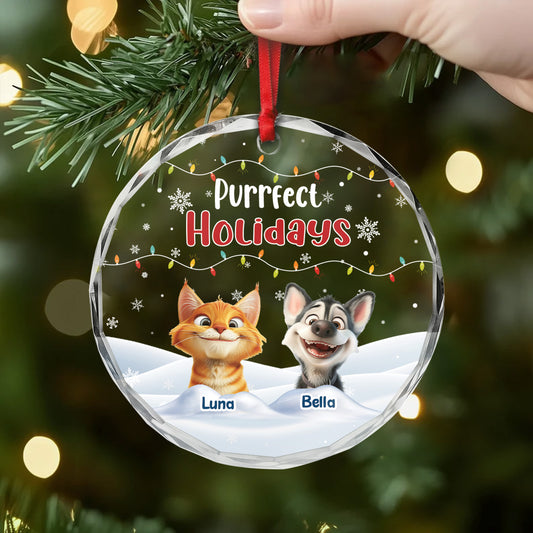 5539OGE2 meowy catmas personalisierter weihnachtsschmuck_ aus glas katzen 5539O3YTD
