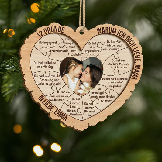 5548OGE1 12 grunde warum ich dich liebe personalisierte puzzle 2 schicht holz ornamente mama 5548O5ZMI