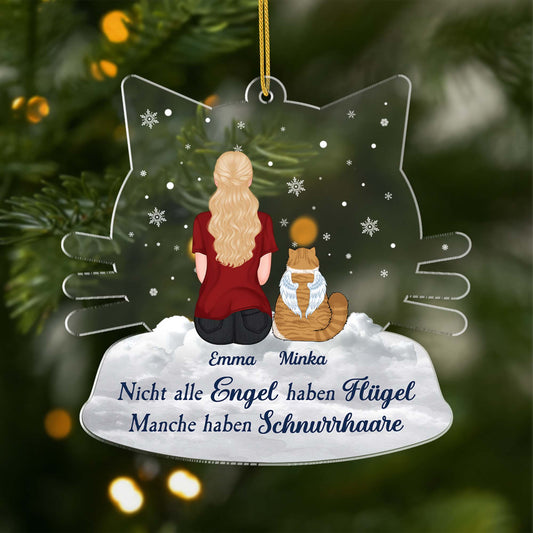 5555OGE1 engel mit schnurrhaaren personalisierte acryl ornamente katzen zur erinnerung 5555O8ZTD