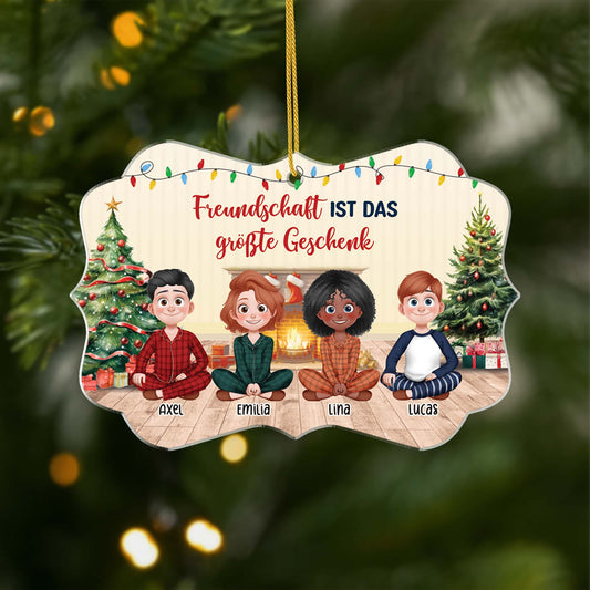 5563OGE1 freundschaft ist das grosste geschenk personalisierter weihnachtsschmuck aus acryl beste freunde 5563O3YAF