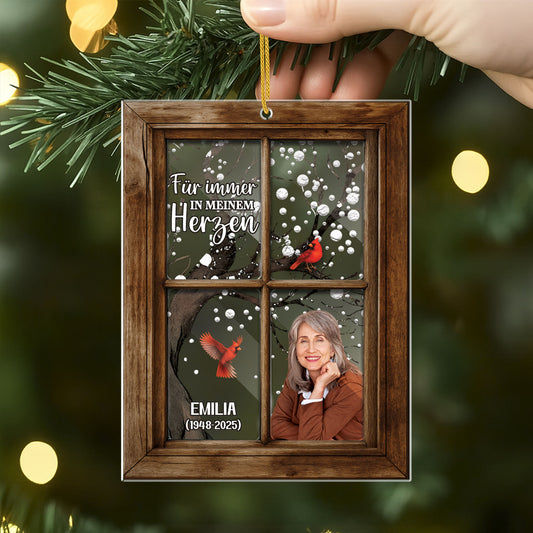 5569OGE2 ich bin immer bei dir personalisierte acryl ornamente mit foto zur erinnerung papa opa 5569O3HQB