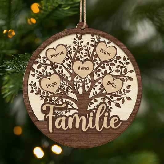 5597OGE1 stammbaum personalisierte 2 schicht holz ornamente familie 5597OKQZI
