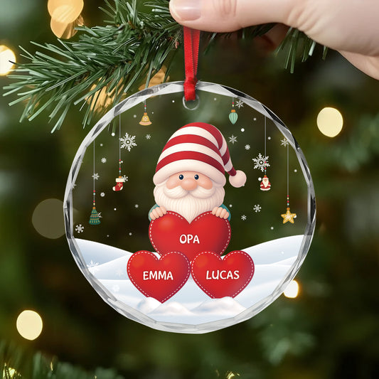 5682OGE2 oma mama kinder personalisierter weihnachtsschmuck_ glas frauen 5682OKMNA