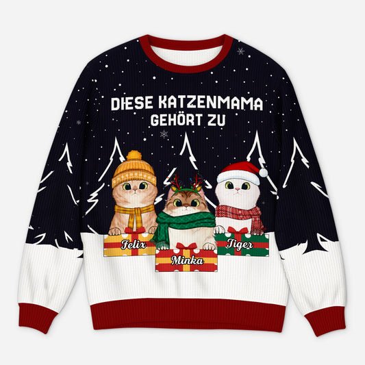 5716WGE1 diese katzenmama dieser katzenpapa gehort zu weihnachtspullover katze personalisiert_ 5716W6LCD