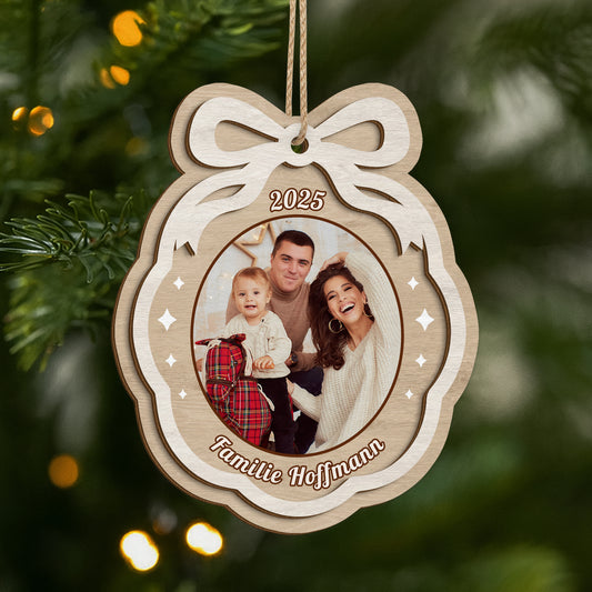 5751OGE1 familie mit foto personalisierte 2 schicht holz ornamente weihnachten 5751O86NI