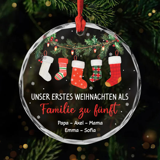 5810OGE1 unser erstes weihnachten als familie weihnachtsstrumpfe personalisierter weihnachtsschmuck_ glas 5810O8LAI