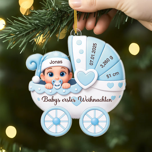 5850OGE2 3d druck effekt babys erstes weihnachten_ personalisierter weihnachtsschmuck_ acryl zur geburt 5850O8MNK