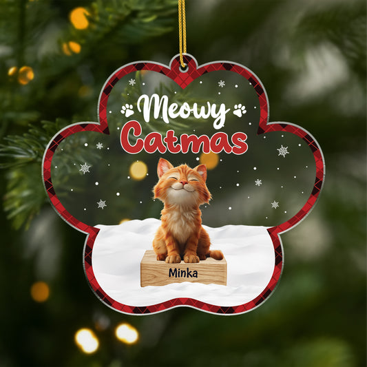 5897OGE1 meowy catmas weihnachtsschmuck personalisiert acryl_ katzen 5897OKZZD