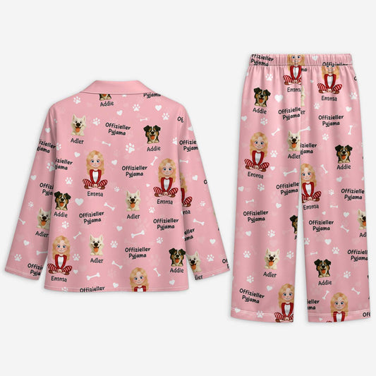 5924VGE2 offizieller pyjama personalisierte pyjama_ hund 5924VYNC